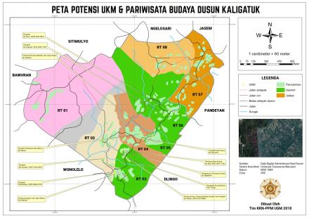 Peta Potensi UKM & Pariwisata Budaya Dusun Kaligatuk